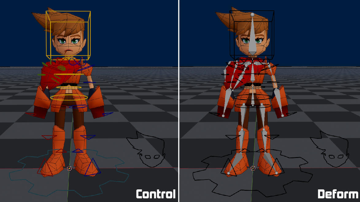 Control & Deform Rig Control & Deform Rig
