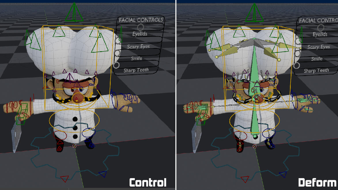 Control & Deform Rig Control & Deform Rig